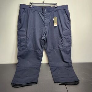 NWT 5.11 Tactical Pants Mens 4XL Navy Flex-Tac TDU Ripstop Cargo Stretch Waist
